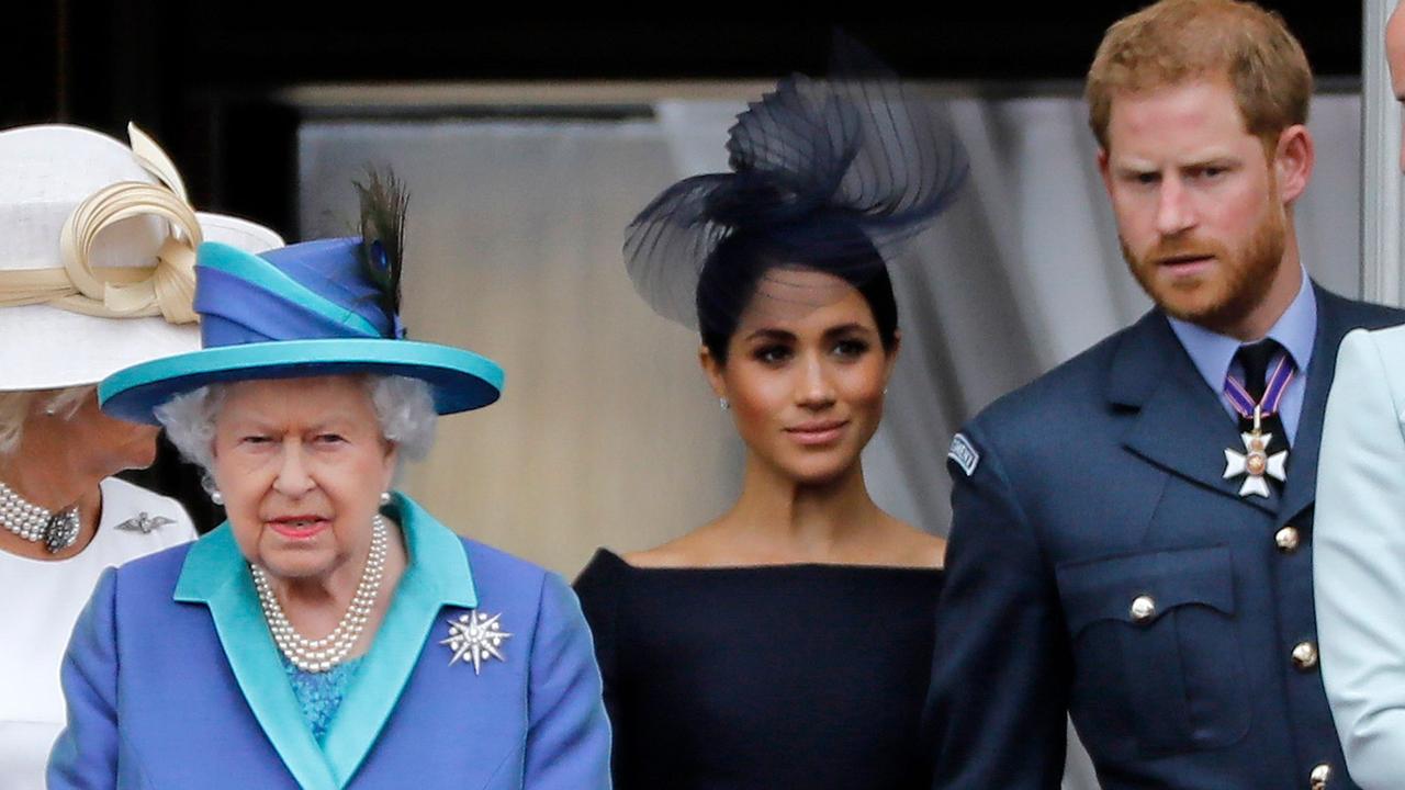 The Queen’s public silence on Meghan and Harry’s sad news is deafening. Picture: Tolga Akmen/AFP