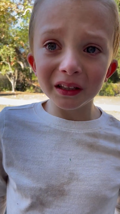 Boy devastated to be the only one in his family without a double chin