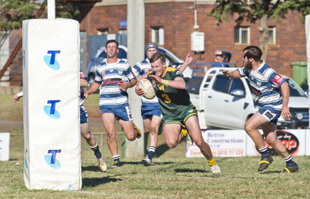 Nicholas Van Der Poel scores for Wattles. Picture: Nev Madsen