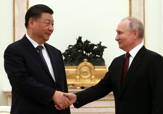 Xi Jinping and Vladimir Putin meet in Moscow to discuss China's Ukraine plan