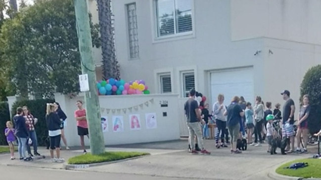 The gathering of 16 is understood to be a boy’s eighth birthday party in Beaumaris. Picture: Nine News