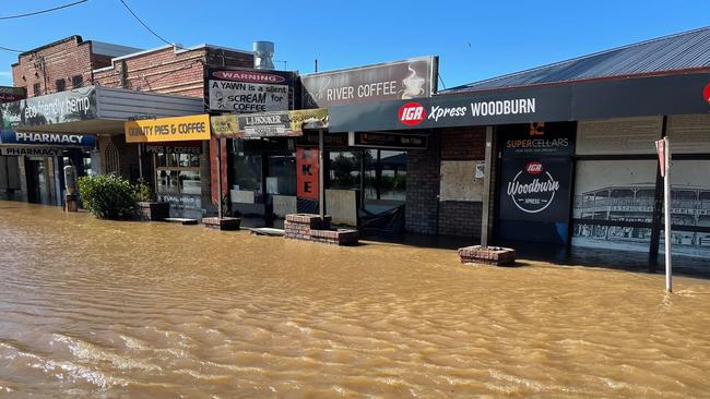 Businesses were preparing to reopen after a tiresome and rigorous clean up effort, only to be flooded in once again. Photo: Paul Stanley-Jones