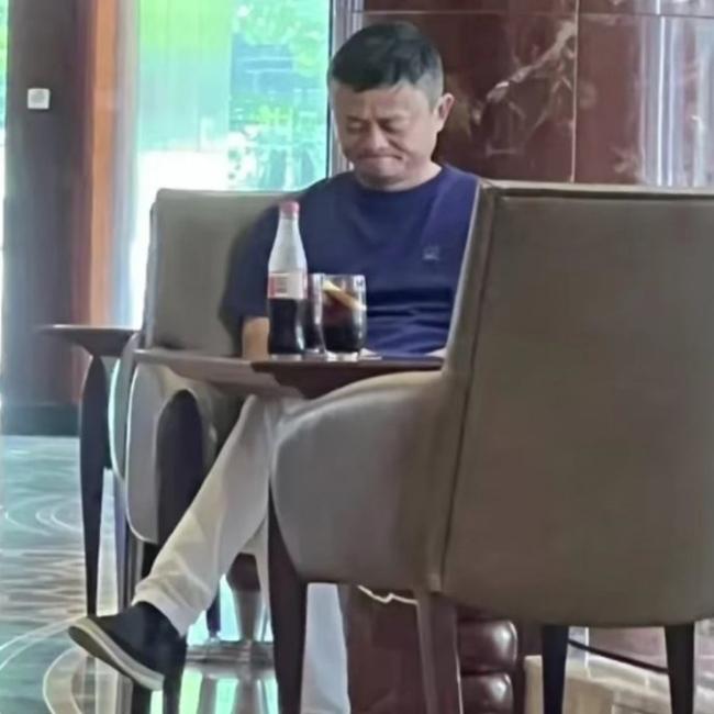 Jack Ma during his ‘personal trip’ to Melbourne.