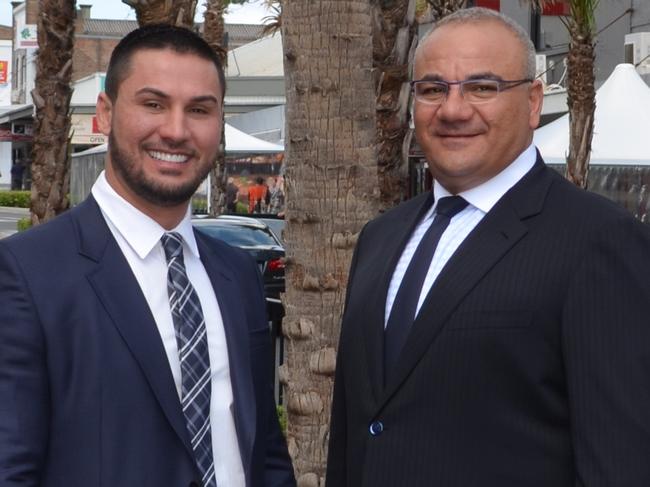 Former Auburn Deputy Mayor Salim Mehajer with former Mayor and developer Ronney Oueik.