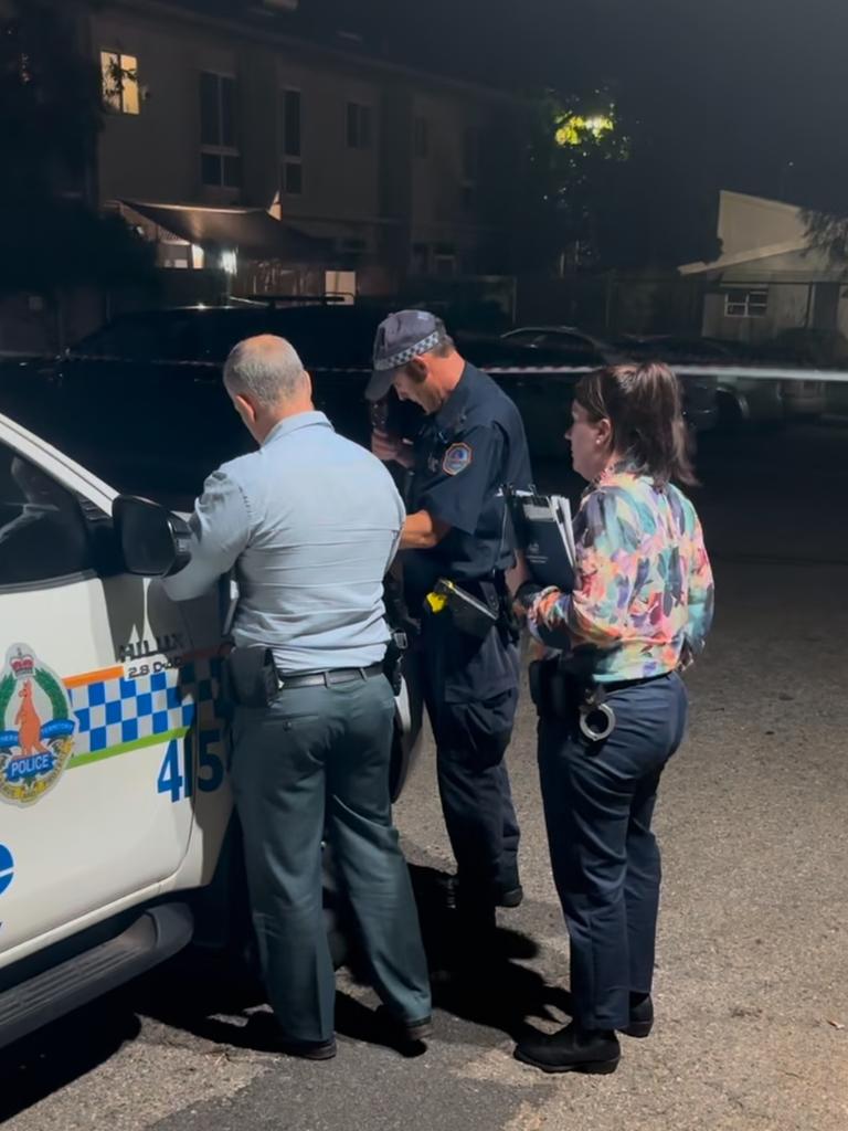 Police at the scene of a shooting in Litchfield Court, Coconut Grove on Monday, February 3, 2025.