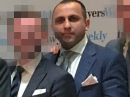 IT consultant Ashkan Rafiq, 41, an IT consultant accused of supplying cocaine in Sydney’s CBD. (Second from right, Navy suit)