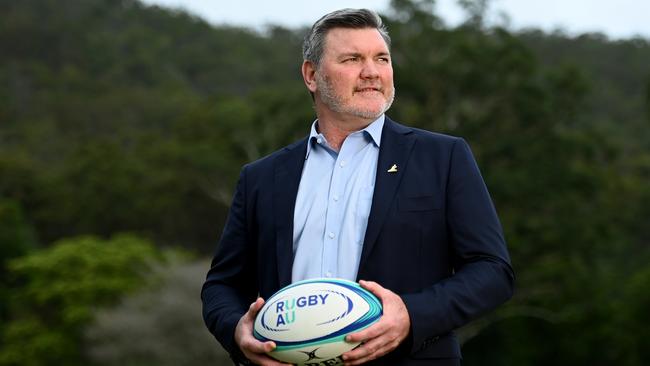 Newly-appointed Rugby Australia chair Daniel Herbert. Picture: Getty Images.