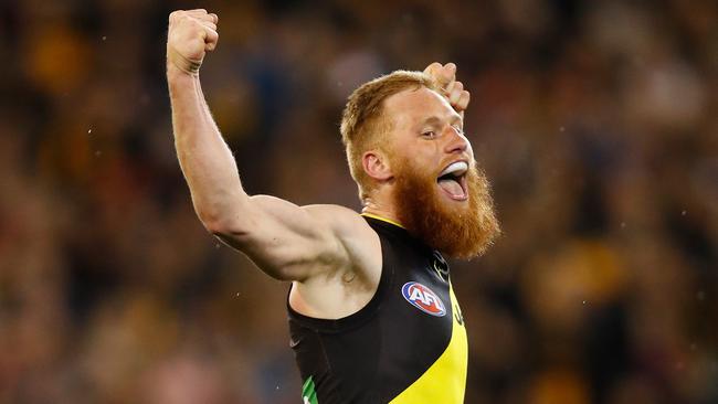 Nick Vlastuin was hugely important for the Tigers in their qualifying final win. Picture: Getty Images