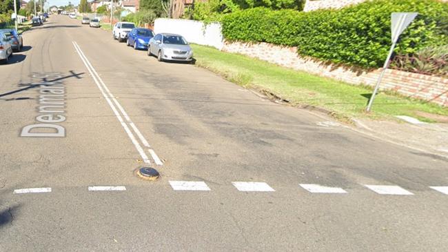 The intersection of St Ann and Denmark streets Merrylands where a hit and run took place. Picture: Google