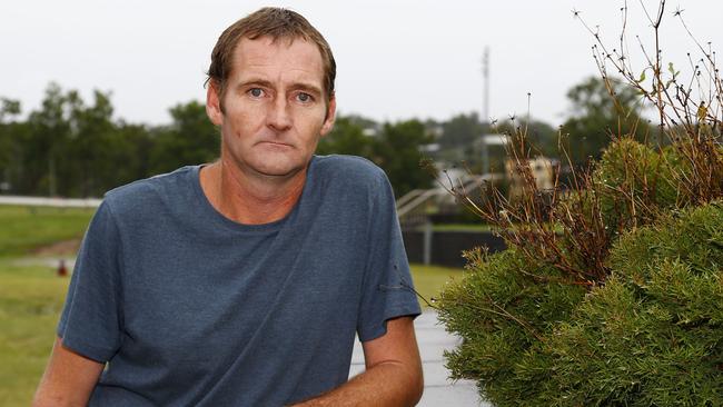 For more than 20 years Adam Emery worked as a stonemason on the Gold Coast and Sunshine Coast, where he was covered in silica dust from head to toe most days. Photo: Tertius Pickard