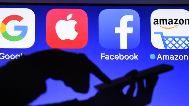 Business owners say they are being ‘forced’ to advertise with Facebook and Google. Picture: AFP