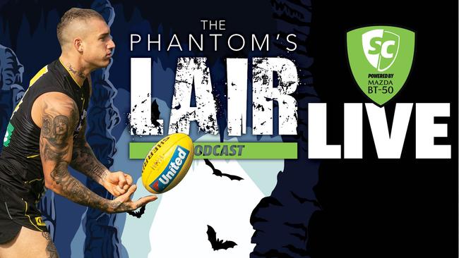 The Phantom's Lair Podcast Live at 5.30pm.