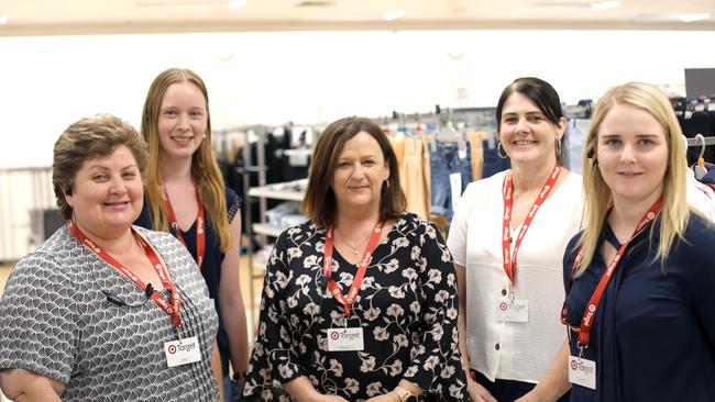 Target Country Murwillumbah staff Kim Fuller, Alyssa Stavar, manager Tracy Marsden, Maree Higgins and Lucy Booth. The store will be open for business for the final time on Saturday, January 30. Picture: Liana Boss