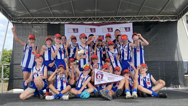 Mt Gravatt Vultures win the under 12 Div 2 premiership.