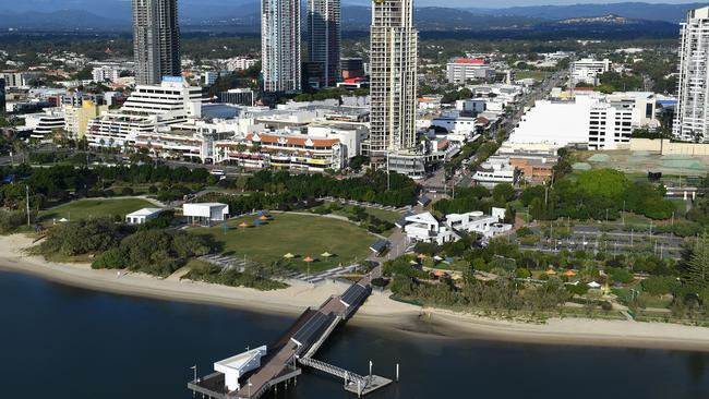 The playground will be created as part of the final stage of the Southport Broadwater Parklands. (AAP Image/Dave Hunt)