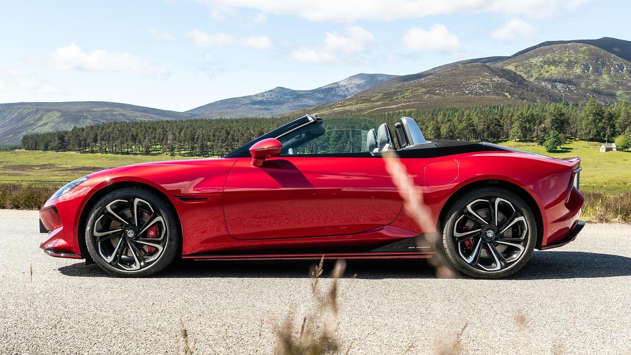 The Roadster has a sleek profile. Picture: Supplied.