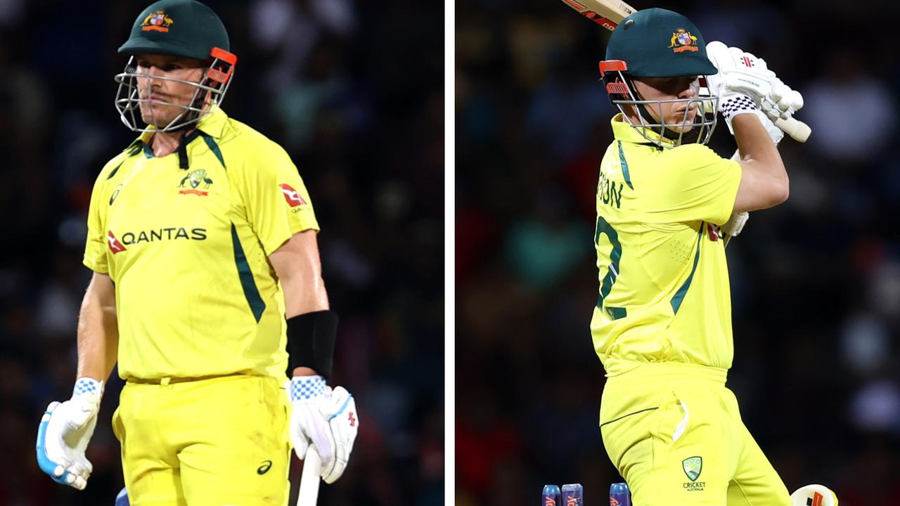 Aaron Finch and Matt Kuhnemann