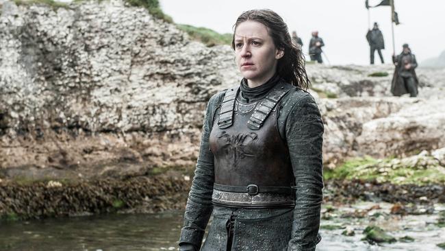 Yara Greyjoy (Gemma Whelan) in a scene from Game Of Thrones. Picture: HBO