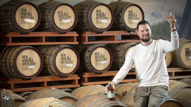 New Norfolk Distillery director Tarrant Derksen. Picture: Chris Kidd