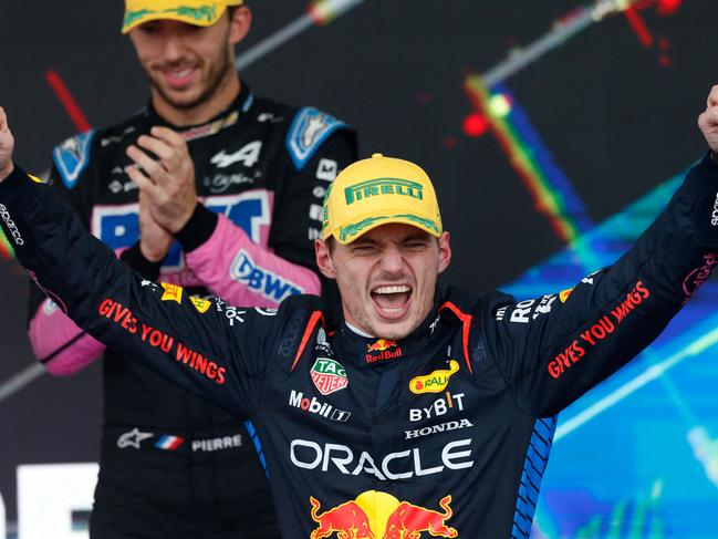 Max Verstappen won the Formula 1 Sao Paulo Grand Prix to break a 10-race drought. Picture: Miguel Schincariol / AFP