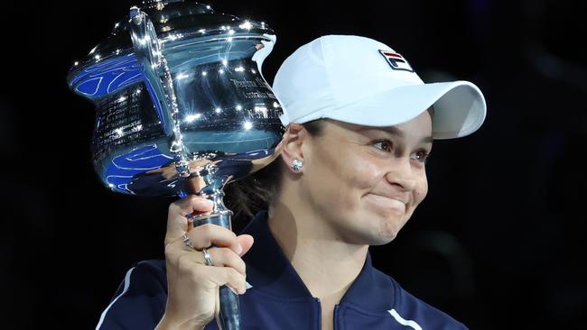 The departure of Australia’s most popular athlete, Ash Barty, is certain to leave a huge hole in the Australian Open. Picture: David aird