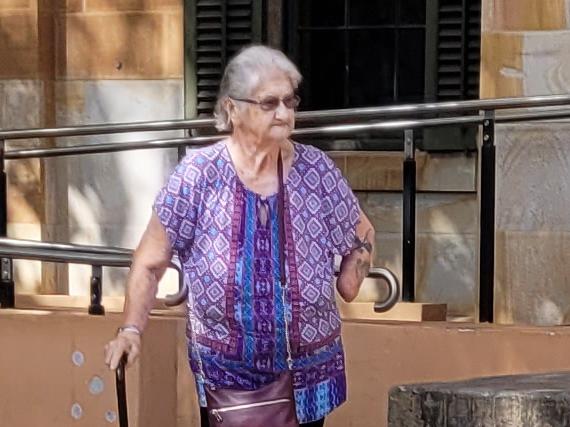 Pam Bickerton, 74, has appeared on court charged with supplying or administering a controlled drug to a child. Picture: supplied