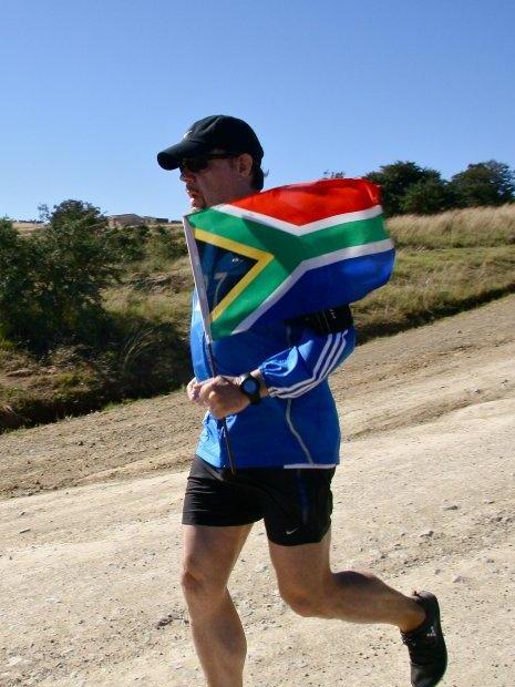 Last year, Izzard ran 27 marathons across South Africa in 27 days for Sport Relief. Picture: Supplied