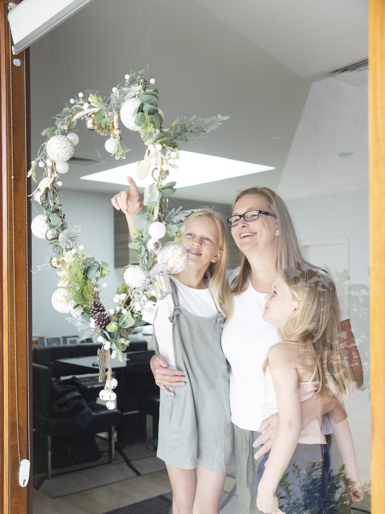 BIG W launches national act of love to connect communities this Christmas. Kellie Crookwell with her daughters Demi and Abbey Crookwell.