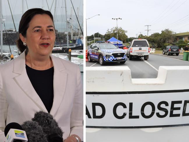 Premier Annastacia Palaszczuk speaks about border restrictions.