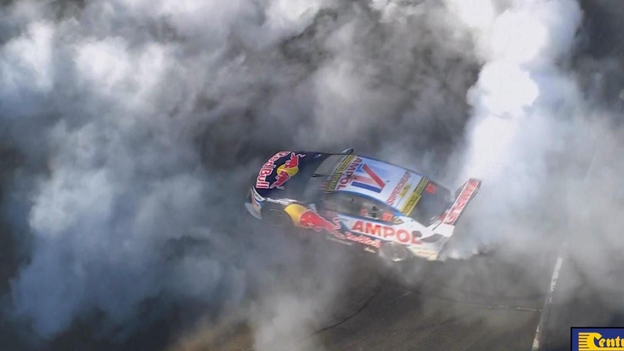 Shane van Gisbergen and Garth Tander won a second Bathurst 1000 together - and SVG celebrated in style.
