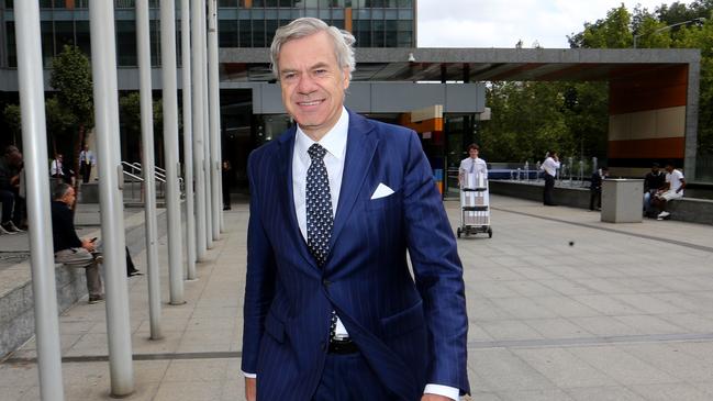 Michael Kroger leaves court last month as the Victorian Liberal Party fights the Cormack Foundation. Picture: David Geraghty