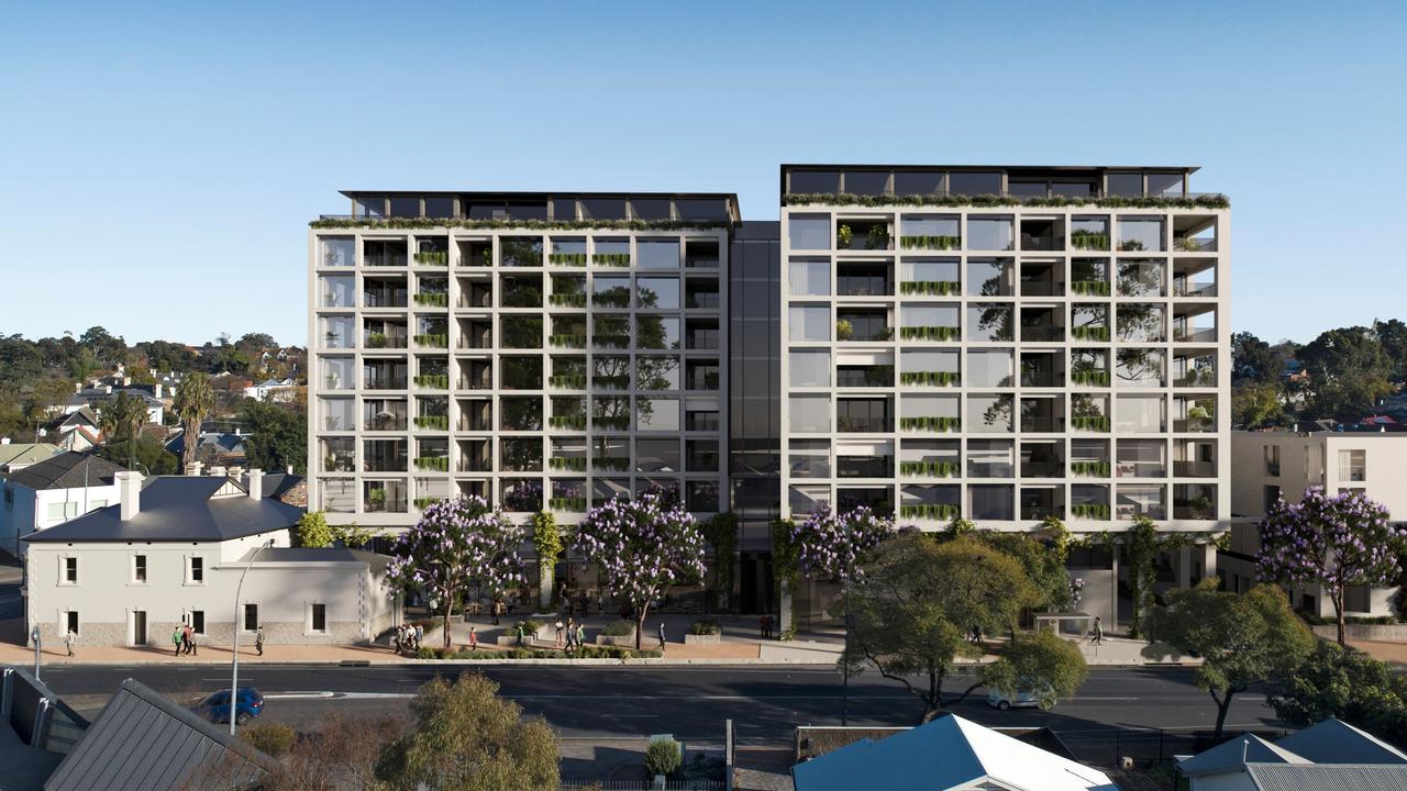 The project would feature 180 apartments up to 10 storeys. Picture: Forum Studio