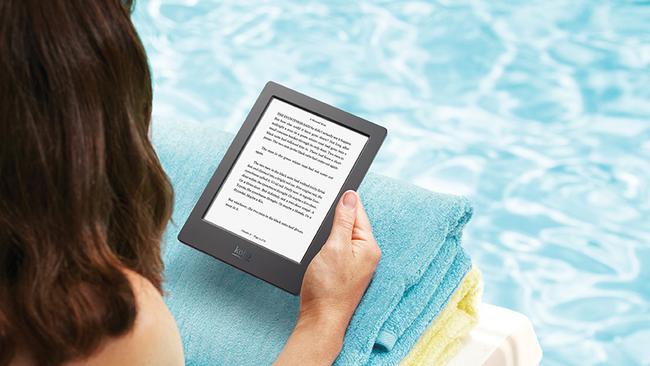 Different sizes and abilities ... E-book readers now including water-resistant models, like the Kobo Aura H2O, and pocket-sized versions like Amazon’s Kindle Oasis.