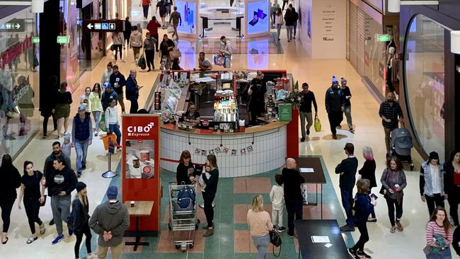 Teenage shoplifters committing organised and sophisticated theft has forced Westfield Marion Shopping Centre retail workers to band together. Picture Mark Brake