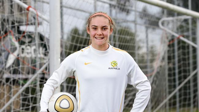 Matildas star Ellie Carpenter is a former Westfields studio. Picture: Jonathan Ng