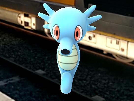 A warning issued by Sydney Trains stating that people using the Pokemon Go application should not venture onto train tracks in pursuit of Pokemon. Source: TWITTER @T1SydneyTrains