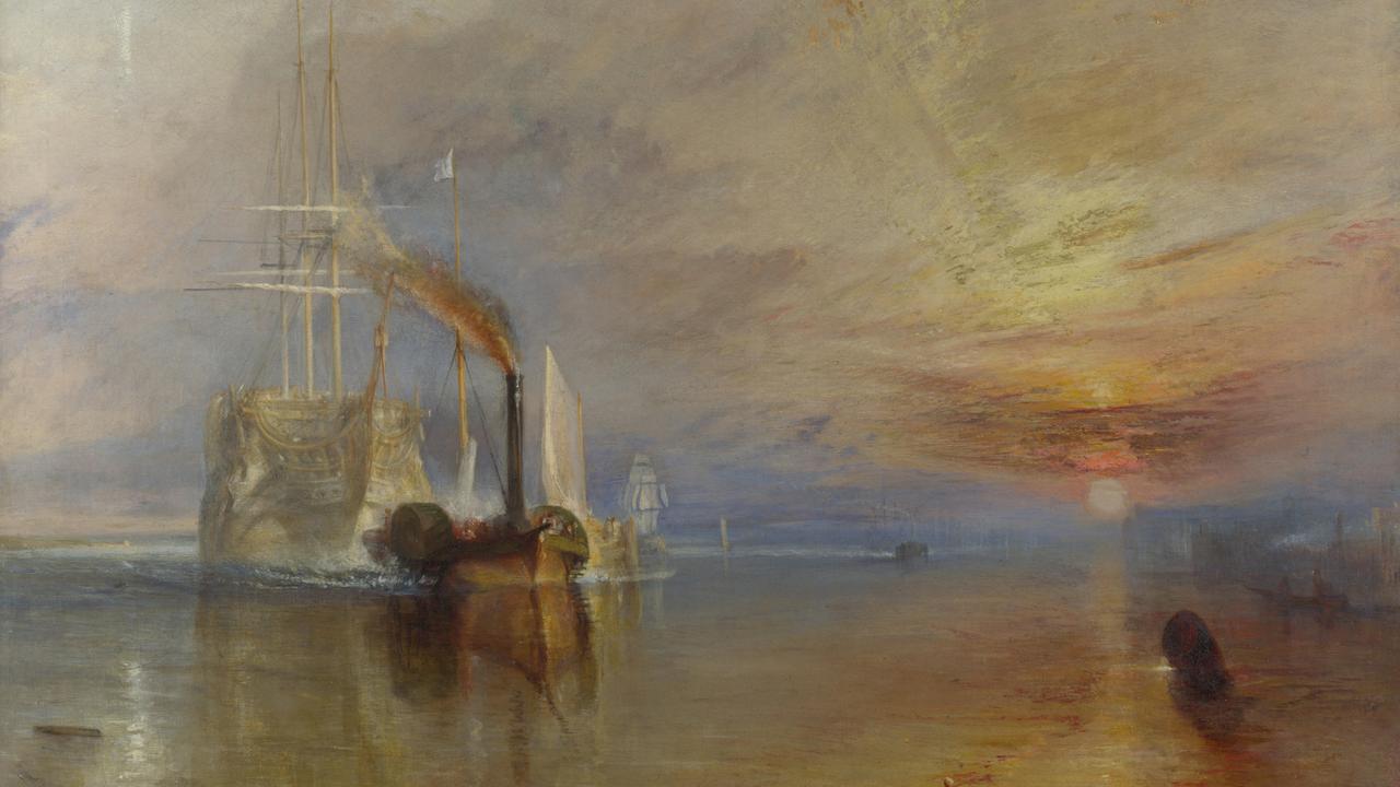 Detail from The Fighting Temeraire, 1839, by Joseph Mallord William Turner. National Gallery, London