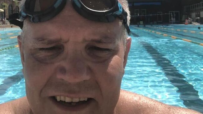 Scott Morrison at North Sydney Olympic Pool