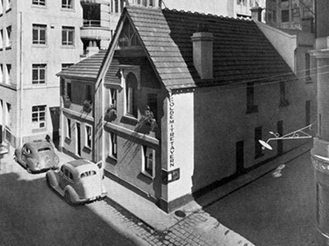 The city has grown around the Mitre Tavern over the years, dwarfing one of our oldest buildings.