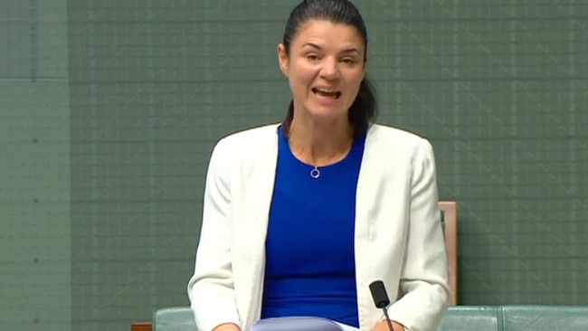 Member for Reid Dr Fiona Martin speaking in parliament.