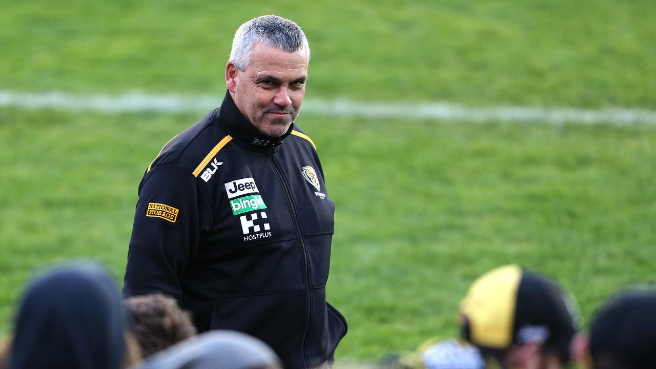 Mark Williams during a training session at Punt Road in 2016.