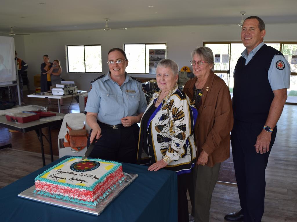 The community gathered to celebrate 100 years of the Springsure Ambulance Station at the Springsure Golf Club on Saturday, May 22. There were historical displays, a vehicle line up, children's activities and more.