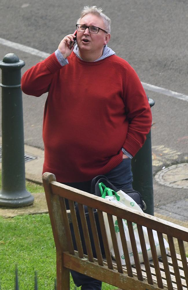 Former arts minister Don Harwin outside NSW Parliament House on Wednesday. Picture: Joel Carrett/AAP