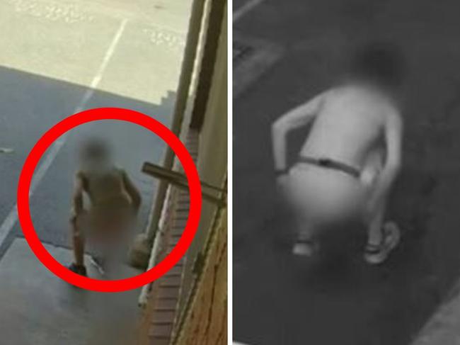Poo jogger caught in the act four times. Picture: Nine