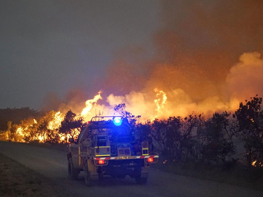 Fires in Deepwater National Park area of QLD this week. Picture: Rob Griffith