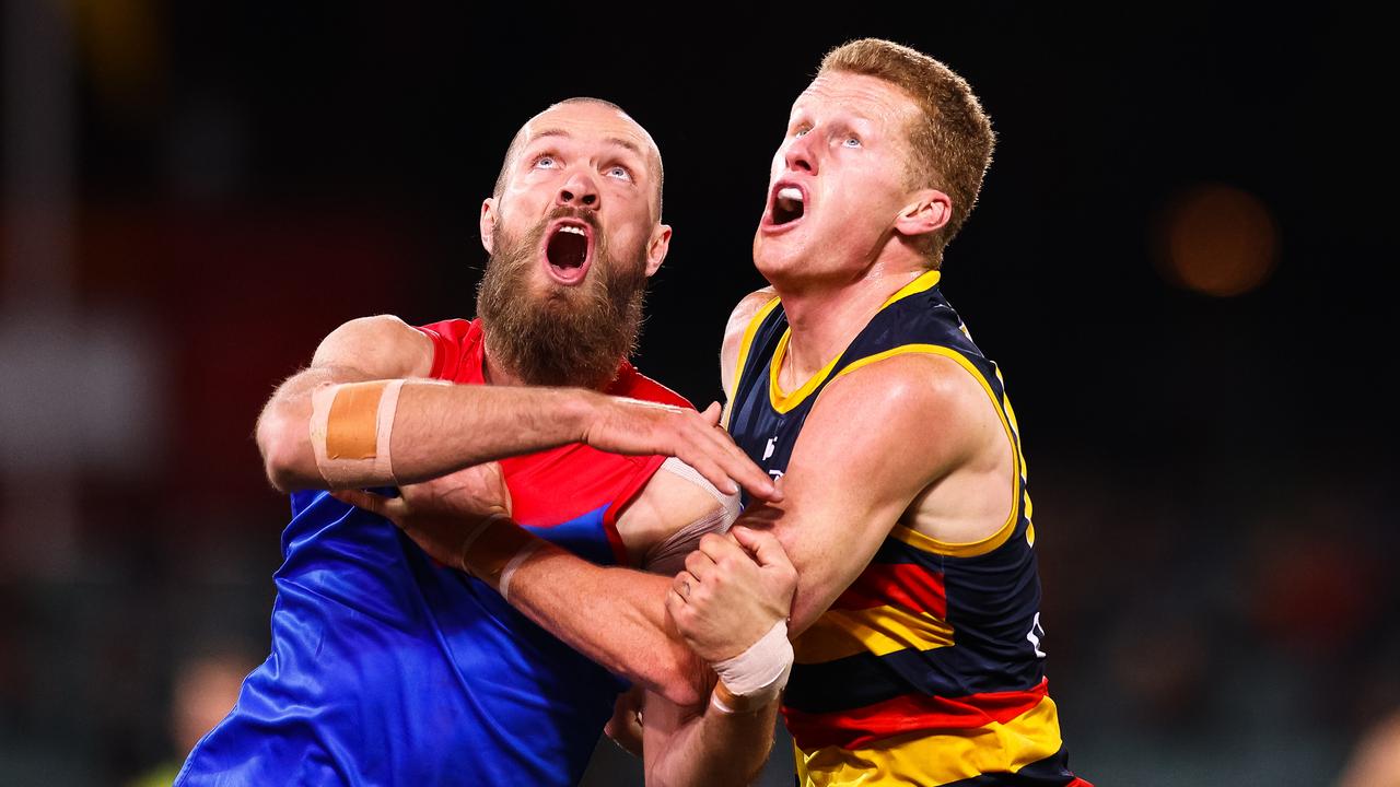 Can Reilly O'Brien restrict Gawn on Sunday? Picture: Daniel Kalisz/Getty Images