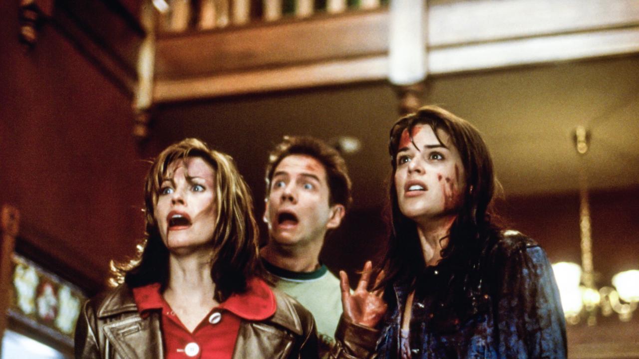 Neve Campbell and Courteney Cox starred in the original Scream movie. Picture: Supplied