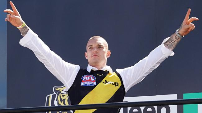 Yep, Dustin Martin is definitely his own man. Picture: AAP