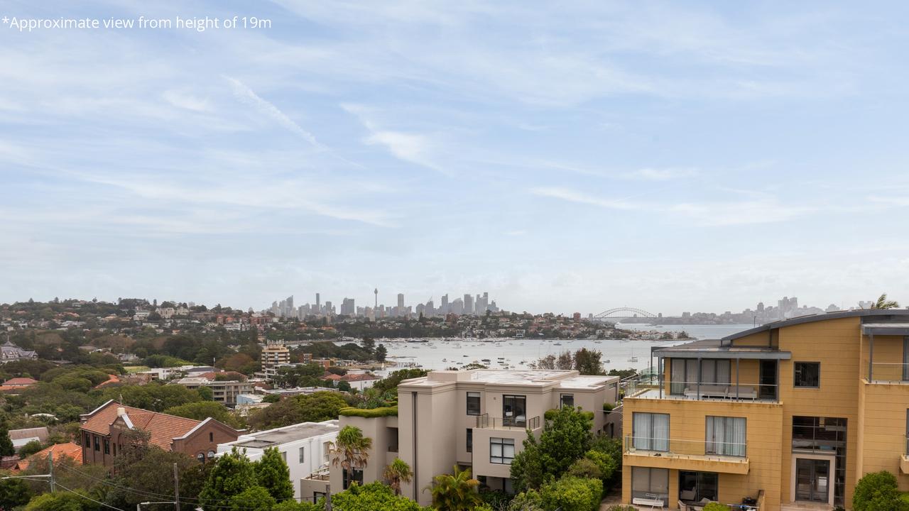 The expected view from the top floor of the potential apartments.