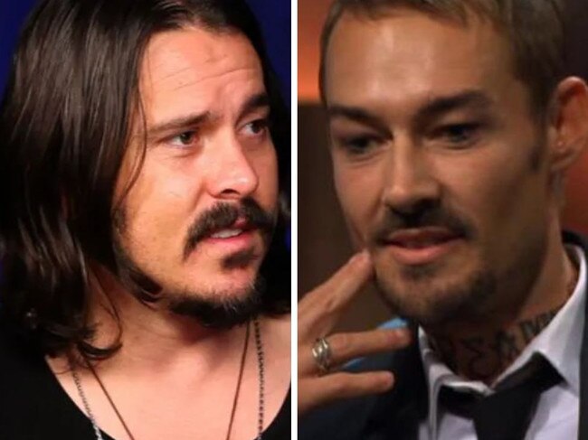 Silverchair's Ben Gillies and Daniel Johns.